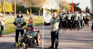 Ветераны и действующие сотрудники спецподразделений отметили День спецназа торжественным пробегом «За себя и за того парня» и митингом в парке Интернационалистов